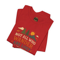 Adventure-Inspiring Short Sleeve Tee, Nature Lovers Shirt, Unisex Casual Tee, Gift for Hikers, Outdoor Enthusiast Apparel