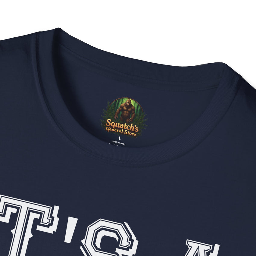 It's A Trap trumpet T-Shirt | Retro Striped Trombone Band Humor