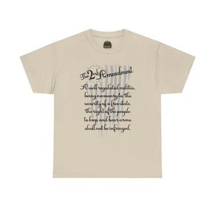 Second Amendment Unisex Heavy Cotton Tee Patriotic T-Shirt