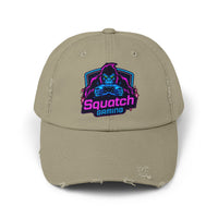 Squatch Gaming logo Cap | Neon Sasquatch gamer hat