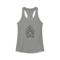 Pet Paw Print Tank Top | Paw Print Graphic Racerback Tank