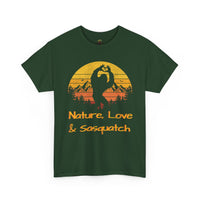 Nature,Love & Sasquatch Tshirt