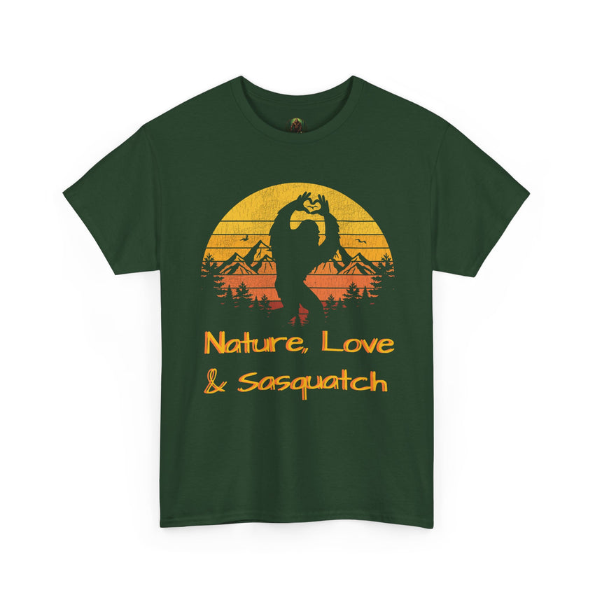 Nature,Love & Sasquatch Tshirt