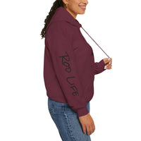 Gone Fishin' Bigfoot Hoodie - Unisex Heavy Blend™ Sweatshirt for Nature Lovers