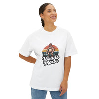 Retro Bigfoot Woods Mode Unisex Oversized Tee