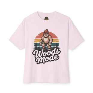 Retro Bigfoot Woods Mode Unisex Oversized Tee