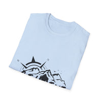 Believe Sasquatch T-Shirt | Bigfoot Mountain Silhouette, Wilderness Theme