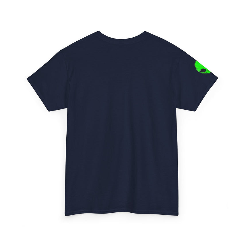 UFO Abduction Scene T-Shirt | Alien Spaceship Landscape Tee