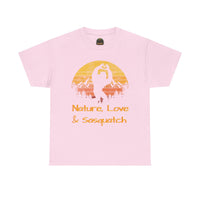 Nature,Love & Sasquatch Tshirt
