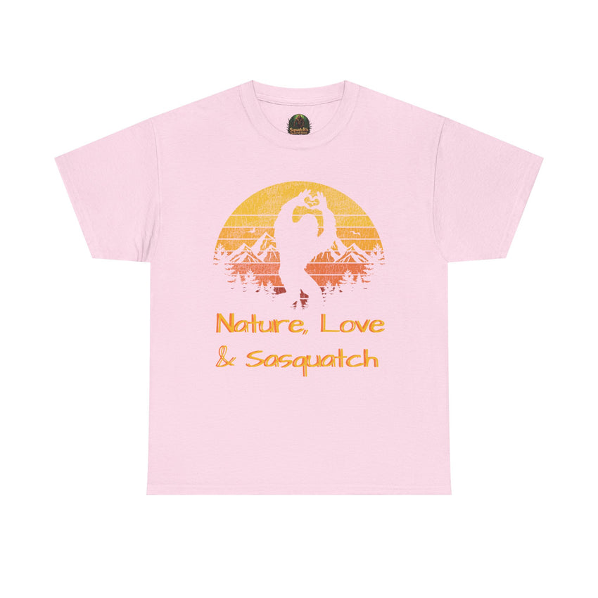 Nature,Love & Sasquatch Tshirt
