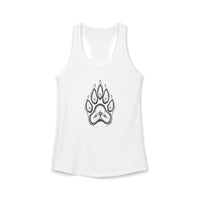 Pet Paw Print Tank Top | Paw Print Graphic Racerback Tank