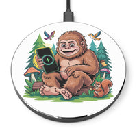 Sasquatch Wireless Charger - Fast Charging Pad with Whimsical Forest Design