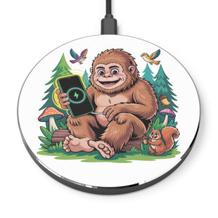 Sasquatch Wireless Charger - Fast Charging Pad with Whimsical Forest Design