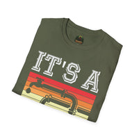 It's A Trap trumpet T-Shirt | Retro Striped Trombone Band Humor