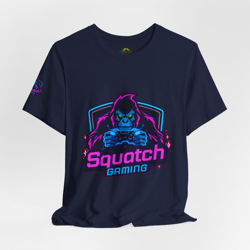 Squatch Gaming Logo Tee | Gamer Badge T-Shirt