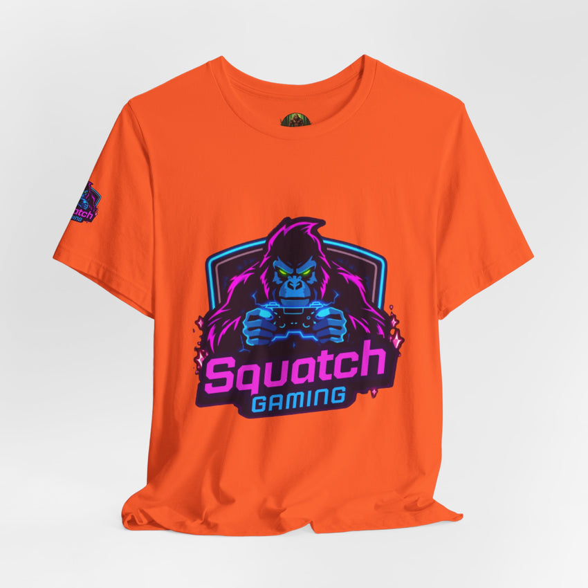 Squatch Gaming Logo Tee | Gamer Badge T-Shirt