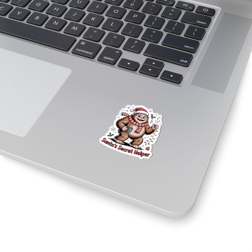 Santa's Secret Helper Kiss-Cut Stickers - Perfect for Holiday Cheer and Gifting