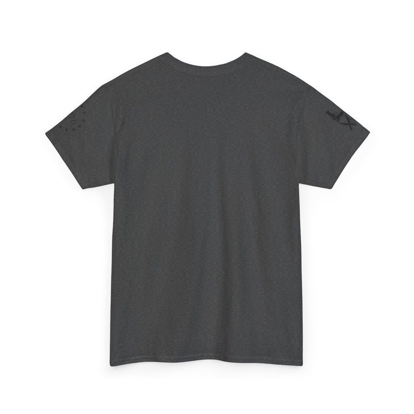 Patriotic Unisex Heavy Cotton Tee - 'We Will Keep Our God, Our Guns, and Our Constitution!'