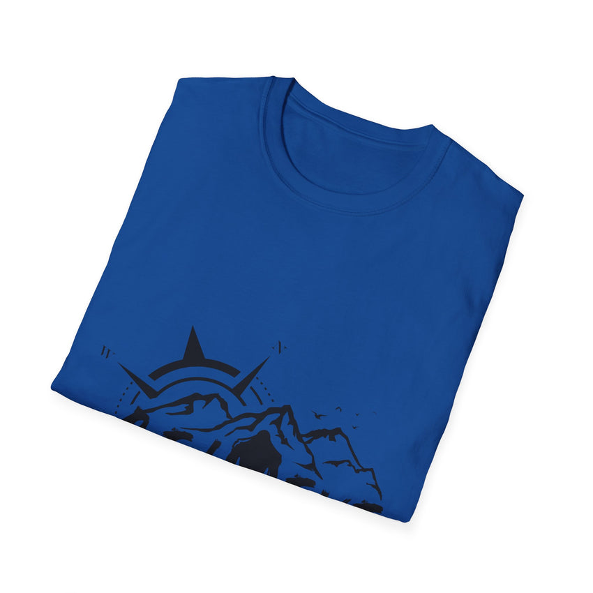 Believe Sasquatch T-Shirt | Bigfoot Mountain Silhouette, Wilderness Theme