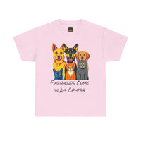 Furriends Come in All Colors Unisex Heavy Cotton Tee