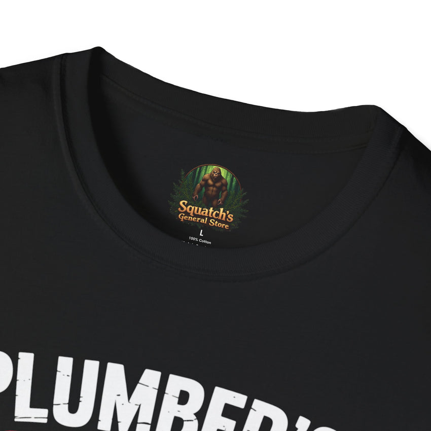 Plumber's Wife Funny Quote T-Shirt | Tradeswoman Spouse Shirt