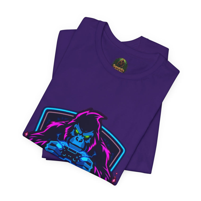 Squatch Gaming Logo Tee | Gamer Badge T-Shirt