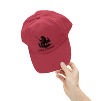 Gone Fishing Distressed Cap - Unisex Fishing Hat for Outdoor Enthusiasts