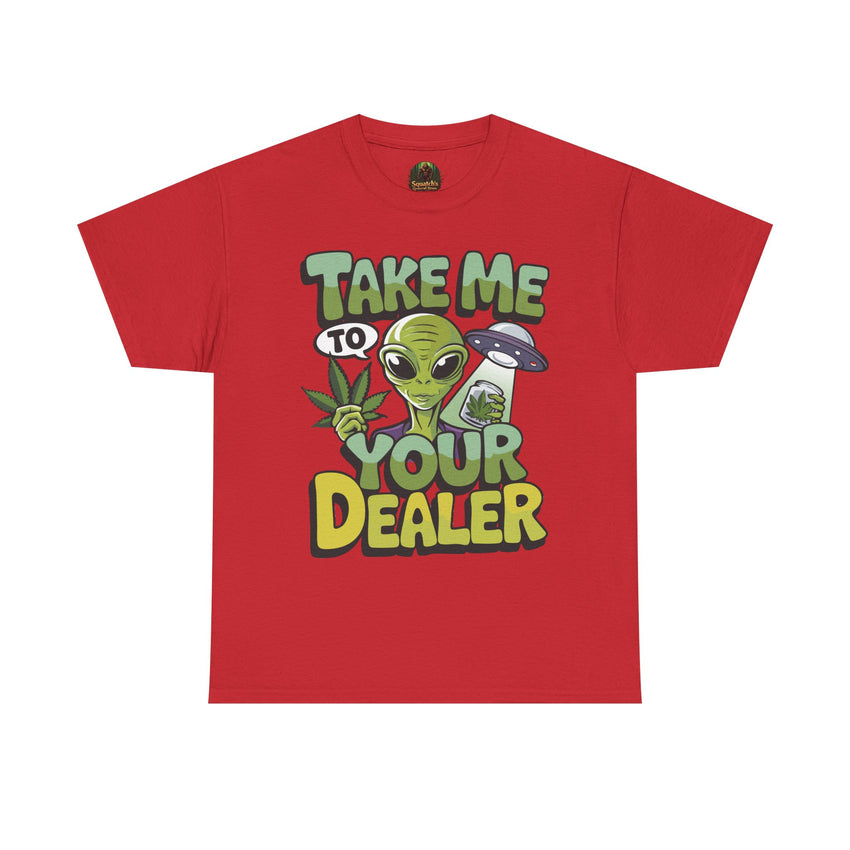 Alien Humor T-Shirt - Funny Graphic Tee for UFO Lovers