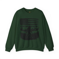 Bigfoot American Flag Crewneck Sweatshirt
