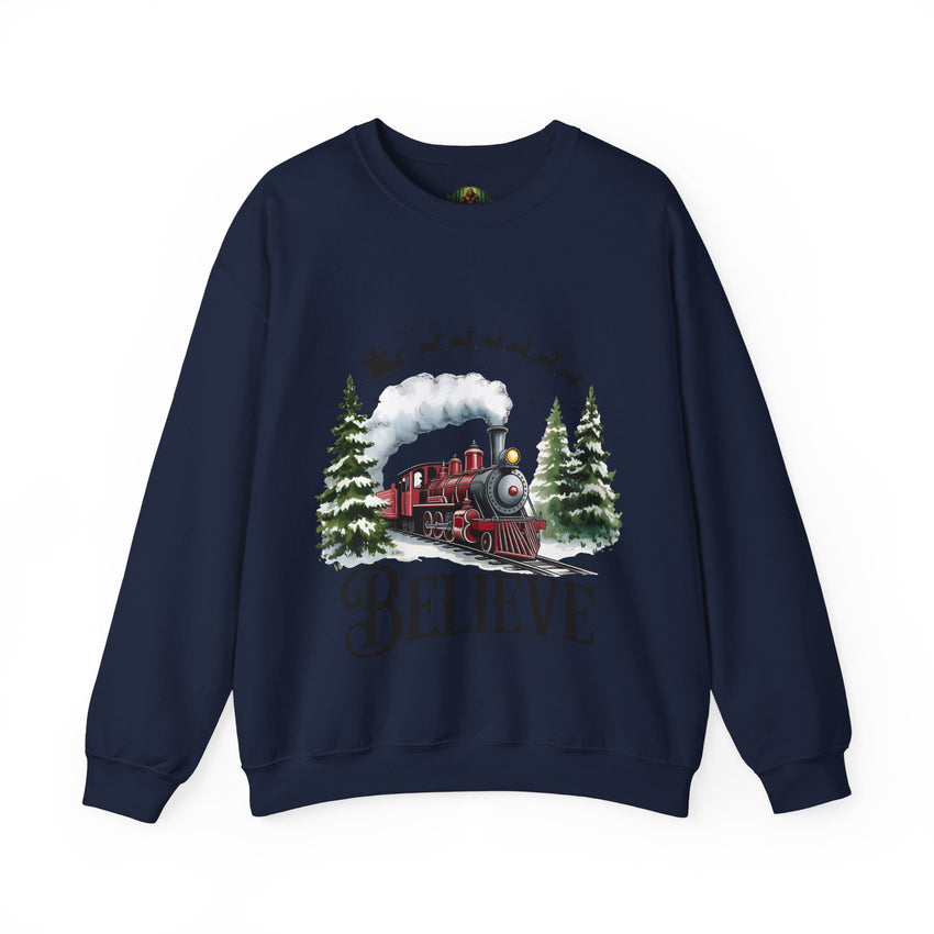 Believe in Santa train sweatshirt , Do you believe?