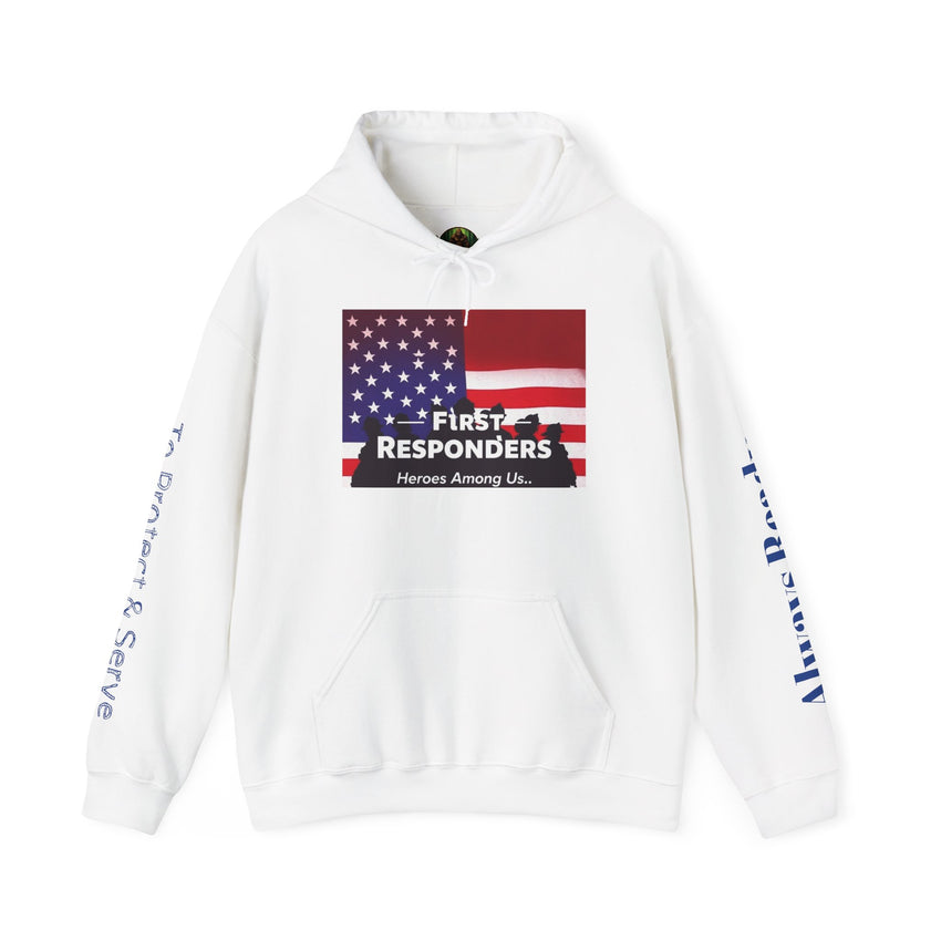 First Responders Unisex Hoodie - Honor, Support & Unite