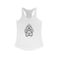 Pet Paw Print Tank Top | Paw Print Graphic Racerback Tank