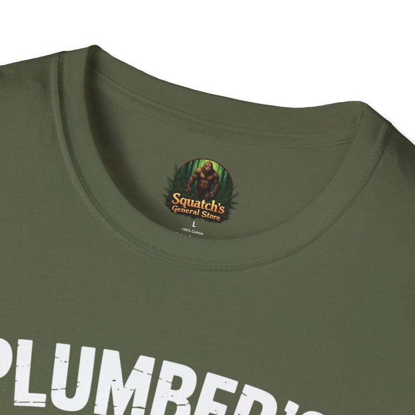 Plumber's Wife Funny Quote T-Shirt | Tradeswoman Spouse Shirt