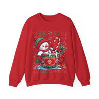 Im fine snowman Christmas sweatshirt