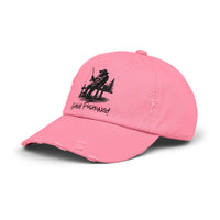 Gone Fishing Distressed Cap - Unisex Fishing Hat for Outdoor Enthusiasts
