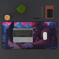 Gamer Desk Mat with Mountain Beast Design