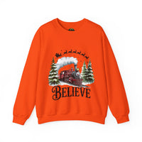 Believe in Santa train sweatshirt , Do you believe?