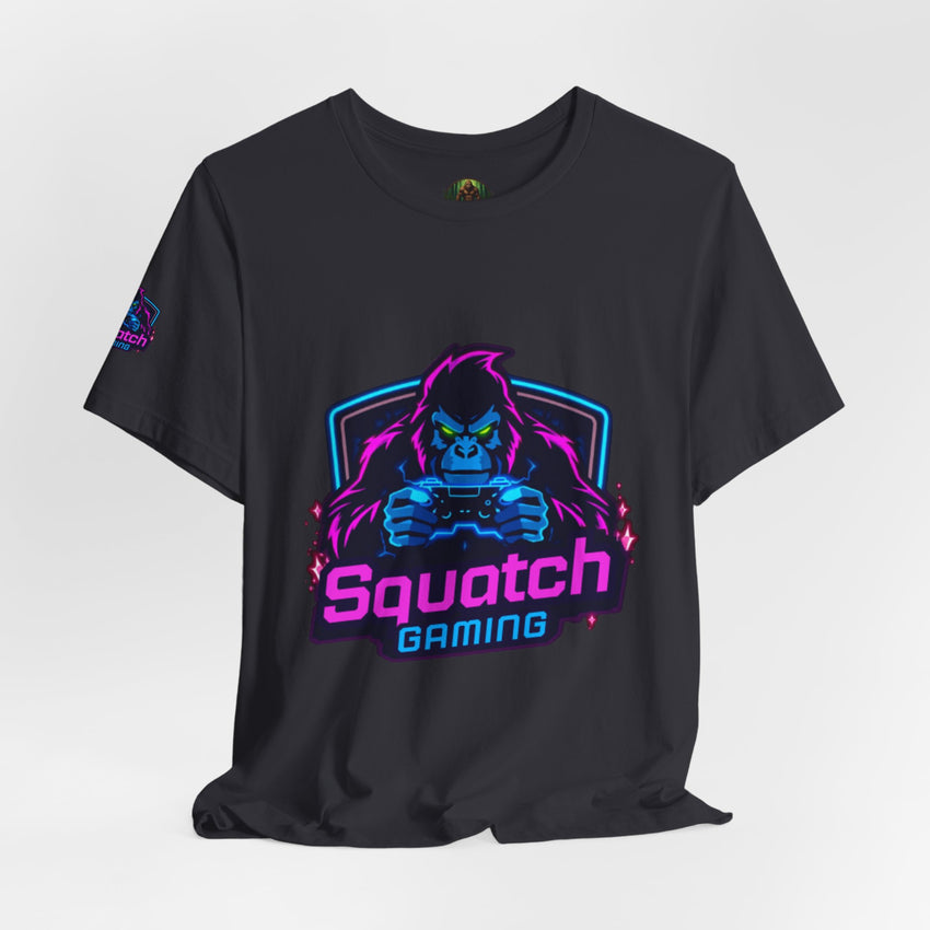 Squatch Gaming Logo Tee | Gamer Badge T-Shirt
