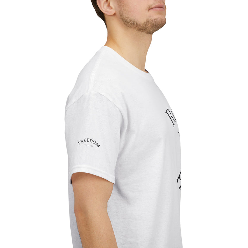 Retired Not My Problem Unisex Heavy Cotton Tee - Casual Comfort for Retirement Celebrations