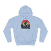 Retro Bigfoot Hoodie - "Gone Squatchin"