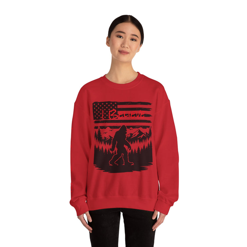 Bigfoot Believer Unisex Crewneck Sweatshirt