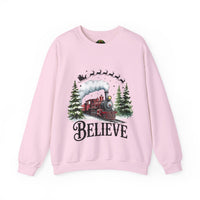 Believe in Santa train sweatshirt , Do you believe?