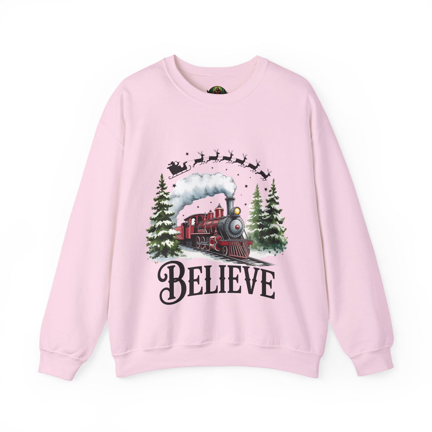 Believe in Santa train sweatshirt , Do you believe?