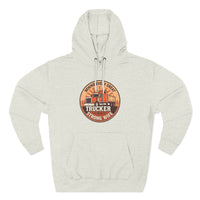 Trucker Strong Wife Fleece Hoodie
