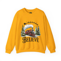 Believe in Santa train sweatshirt , Do you believe?