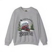 Believe in Santa train sweatshirt , Do you believe?