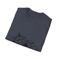 Believe Sasquatch T-Shirt | Bigfoot Mountain Silhouette, Wilderness Theme