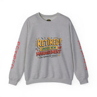 Retired Under New Management Crewneck Sweatshirt, Perfect Gift for Retirement, Funny Sweatshirt, Casual Wear, Retirement Party Essential
