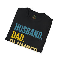 Husband Dad Plumber Legend T-Shirt | Trade Pride Worker Tee