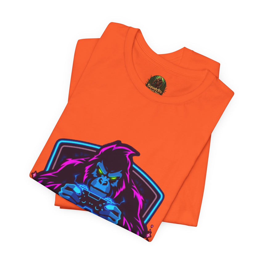 Squatch Gaming Logo Tee | Gamer Badge T-Shirt